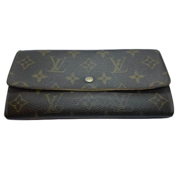 Vintage 1988 Louis Vuitton Long Monogrammed Wallet **FLAWS / WEAR**
